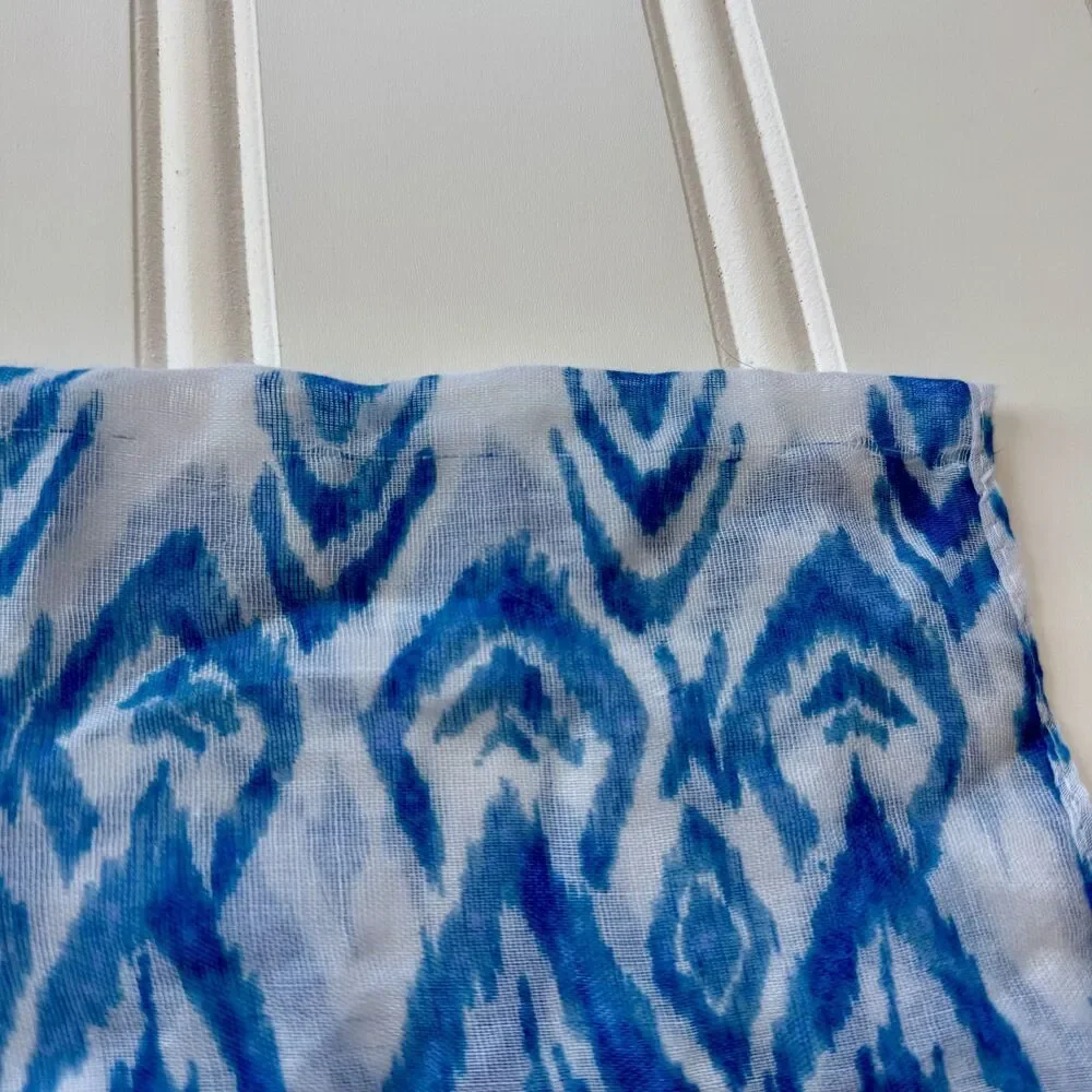 Boho Ikat Print Inspired Lightweight Statement Scarf | 70
